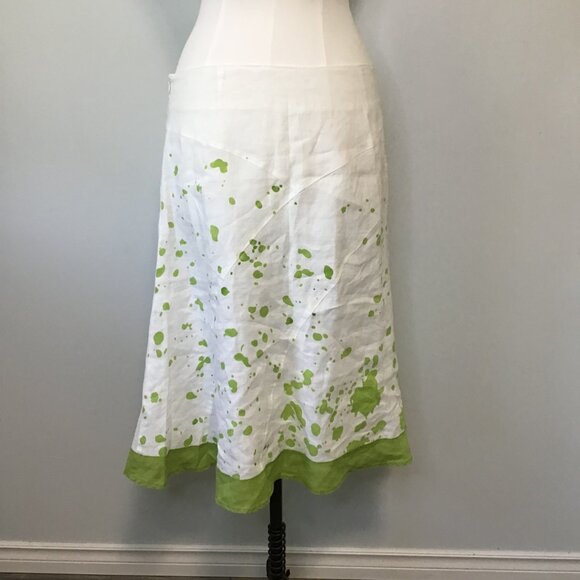 Gilani Linen A-Line Skirt Size 12 - Picture 3 of 13